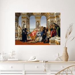Plakat samoprzylepny Sandro Botticelli "Oszczerstwo według Apellesa" - reprodukcja