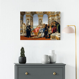Obraz na płótnie Sandro Botticelli "Oszczerstwo według Apellesa" - reprodukcja