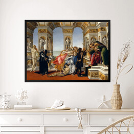 Obraz w ramie Sandro Botticelli "Oszczerstwo według Apellesa" - reprodukcja