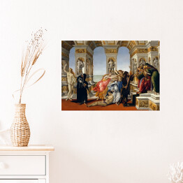 Plakat samoprzylepny Sandro Botticelli "Oszczerstwo według Apellesa" - reprodukcja
