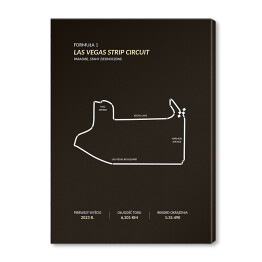 Obraz na płótnie Las Vegas Strip Circuit - Tory wyścigowe Formuły 1