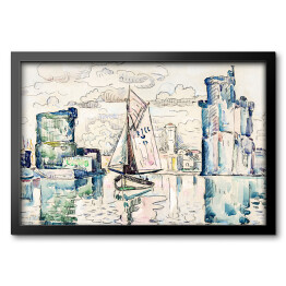 Obraz w ramie Paul Signac Wejście do portu La Rochelle. Reprodukcja