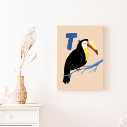 Obraz klasyczny Alfabet - T jak tukan