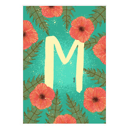 Plakat Alfabet - M jak mak