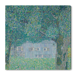 Gustav Klimt "Wiejski dom nad jeziorem Attersee" - reprodukcja