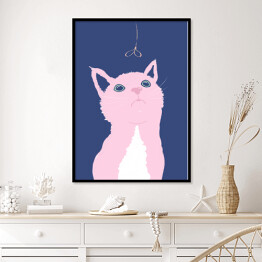 Plakat w ramie Zwierzątka - kotek 