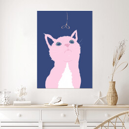 Plakat samoprzylepny Zwierzątka - kotek 