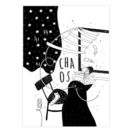 Plakat samoprzylepny Ilustracja - chaos