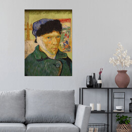 Plakat Vincent van Gogh Autoportret z zabandażowanym uchem Reprodukcja obrazu