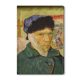 Obraz na płótnie Vincent van Gogh Autoportret z zabandażowanym uchem Reprodukcja obrazu