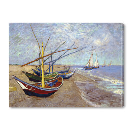 Vincent van Gogh "Łodzie na plaży" - reprodukcja