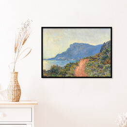 Plakat w ramie Claude Monet La Corniche w pobliżu Monaco Reprodukcja obrazu