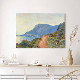 Obraz na płótnie Claude Monet La Corniche w pobliżu Monaco Reprodukcja obrazu