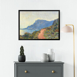 Obraz w ramie Claude Monet La Corniche w pobliżu Monaco Reprodukcja obrazu