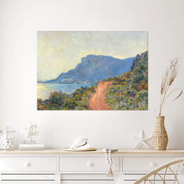 Plakat Claude Monet La Corniche w pobliżu Monaco Reprodukcja obrazu