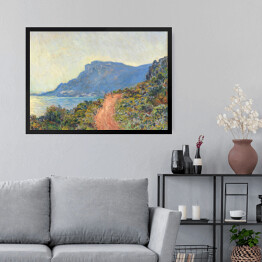 Obraz w ramie Claude Monet La Corniche w pobliżu Monaco Reprodukcja obrazu