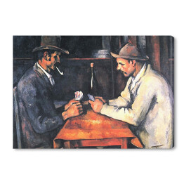 Obraz na płótnie Paul Cezanne "Gracze w karty" - reprodukcja