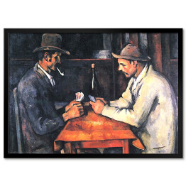 Plakat w ramie Paul Cezanne "Gracze w karty" - reprodukcja