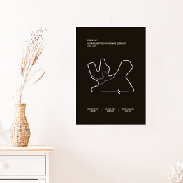 Plakat Losail International Circuit - Tory wyścigowe Formuły 1