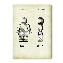 Obraz na płótnie G. K. Christiansen - patenty na rycinach vintage - 6