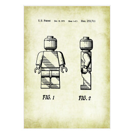 Plakat samoprzylepny G. K. Christiansen - patenty na rycinach vintage - 6