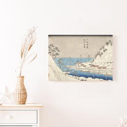 Obraz na płótnie Utugawa Hiroshige Uraga w prowincji Sagami. Reprodukcja obrazu