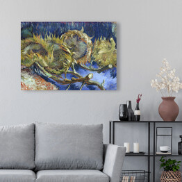 Obraz na płótnie Vincent van Gogh "Cztery zwiędłe słoneczniki" Reprodukcja