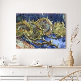 Obraz na płótnie Vincent van Gogh "Cztery zwiędłe słoneczniki" Reprodukcja