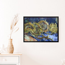 Obraz w ramie Vincent van Gogh "Cztery zwiędłe słoneczniki" Reprodukcja