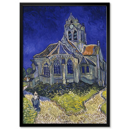 Obraz klasyczny Vincent van Gogh "Kościół w Auvers-sur-Oise" - reprodukcja