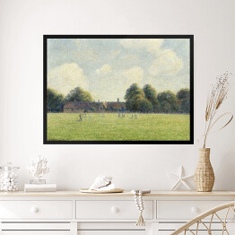 Obraz w ramie Camille Pissarro. Zielone pola Hampton. Reprodukcja