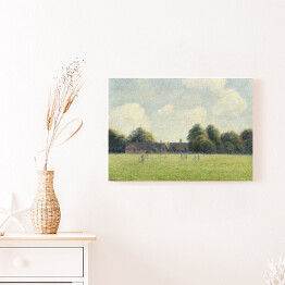 Obraz na płótnie Camille Pissarro. Zielone pola Hampton. Reprodukcja