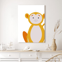 Obraz klasyczny Wesoła małpka - dziecięca dekoracja