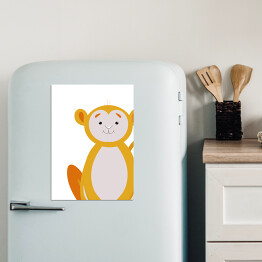 Magnes dekoracyjny Wesoła małpka - dziecięca dekoracja