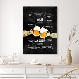 Obraz klasyczny Podział piwa