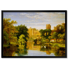 Obraz klasyczny Jasper Francis Cropsey Zamek Warwick w Anglii Reprodukcja obrazu