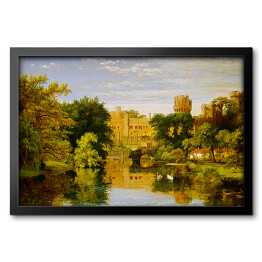 Obraz w ramie Jasper Francis Cropsey Zamek Warwick w Anglii Reprodukcja obrazu