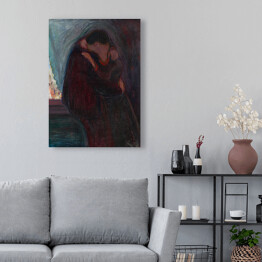 Obraz na płótnie Edvard Munch Pocałunek Reprodukcja obrazu