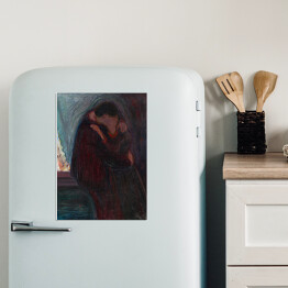 Magnes dekoracyjny Edvard Munch Pocałunek Reprodukcja obrazu