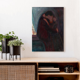 Obraz na płótnie Edvard Munch Pocałunek Reprodukcja obrazu