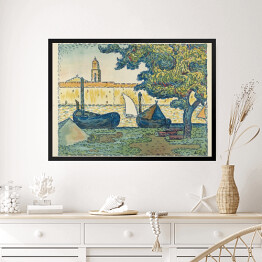 Obraz w ramie Paul Signac Port Saint–Tropez. Reprodukcja