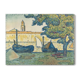 Obraz na płótnie Paul Signac Port Saint–Tropez. Reprodukcja