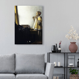 Obraz na płótnie Jan Vermeer Sznur pereł Reprodukcja