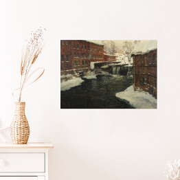 Plakat Claude Monet Mill Scene Reprodukcja obrazu