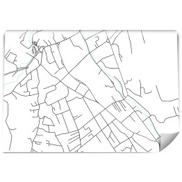 Fototapeta samoprzylepna Minimalistyczna mapa Zakopanego