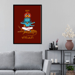 Plakat w ramie Varuna - mitologia hinduska