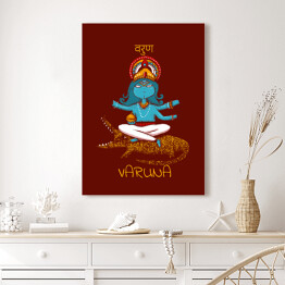 Obraz klasyczny Varuna - mitologia hinduska