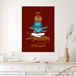 Plakat samoprzylepny Varuna - mitologia hinduska
