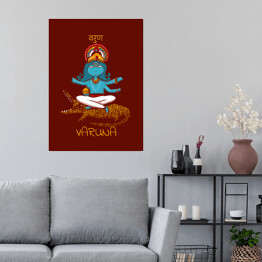 Plakat Varuna - mitologia hinduska