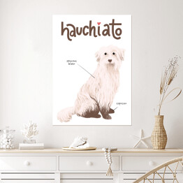 Plakat Kawa z psem - hauchiato